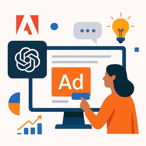 Adobe integrates GenStudio for Performance Marketing with ChatGPT for brand-governed ad assembly and activation