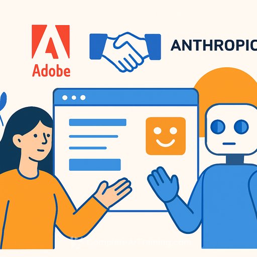 Adobe partners with Anthropic to bring Firefly's agentic AI assistant to Claude