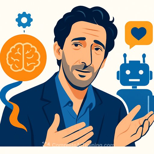 Adrien Brody on AI: Cherish the Creative Process, Nothing Replaces Emotion