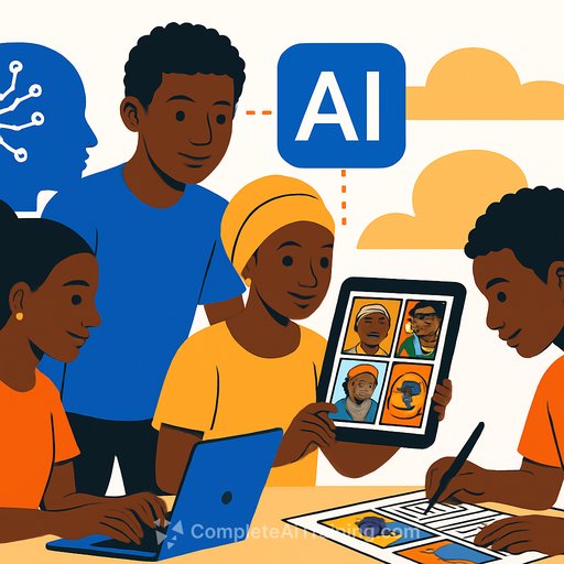 African teenagers use AI to create comics rooted in their own cultures