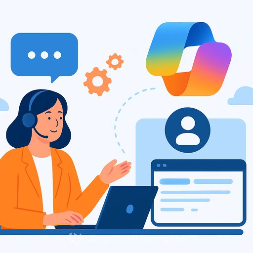 Agent-Operated, Human-Directed Customer Service: Microsoft's Copilot and Studio Blueprint