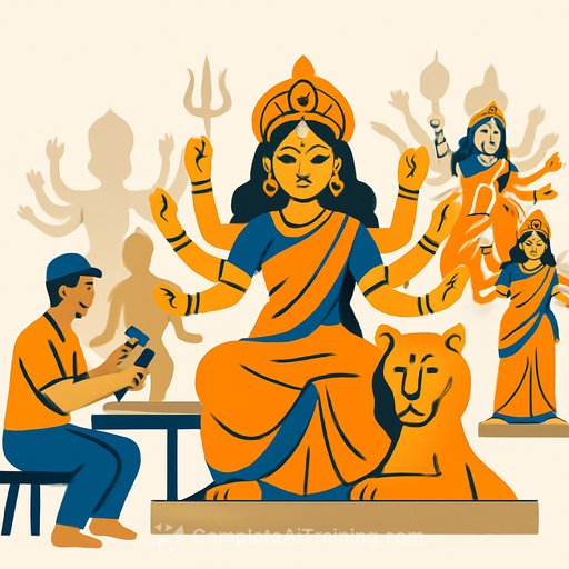 Ahead of Navratri, Indore Idol Makers Ditch AI After Police Advisory, Embrace Traditional Durga Forms