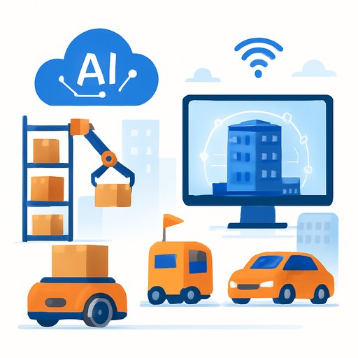 AI and digital twins will coordinate robot fleets from warehouse floors to city streets