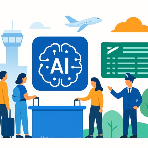 AI at the Airport: Shorter Queues, Smarter Staffing, Greener on the Ground