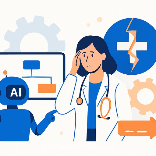 AI automates broken healthcare processes instead of fixing root causes