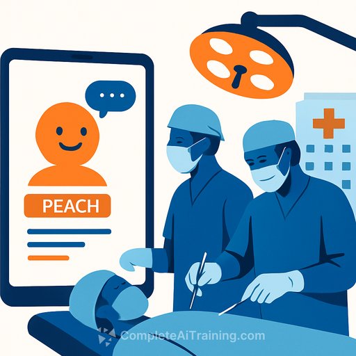 AI Chatbot PEACH Cuts Hours and Boosts Safety for Surgeons at Singapore General Hospital
