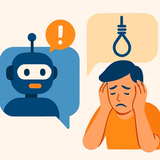 AI Chatbots Show Gaps and Risks in Responses to Suicide Queries, Study Finds