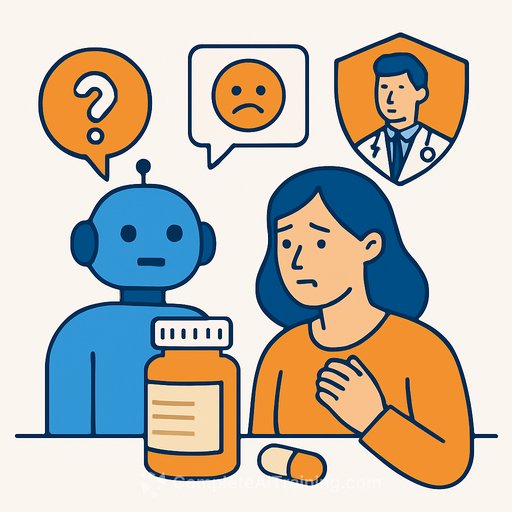 AI Chatbots Struggle to Give Safe, Expert-Backed Advice on Psychiatric Medication Side Effects