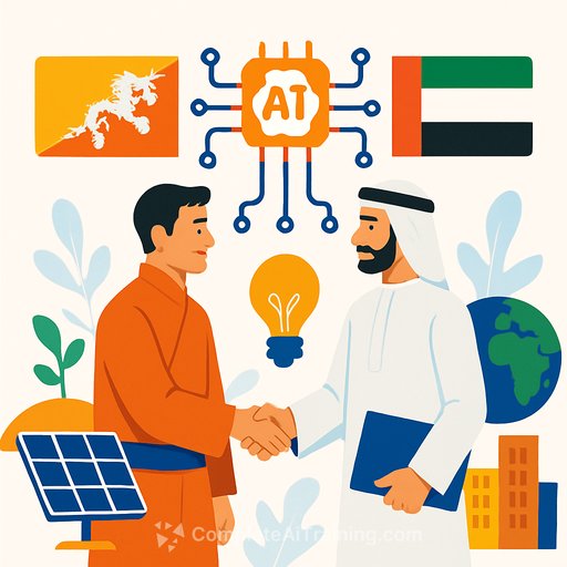 AI Collaboration for Sustainable Development: Bhutan and UAE Forge New Partnerships