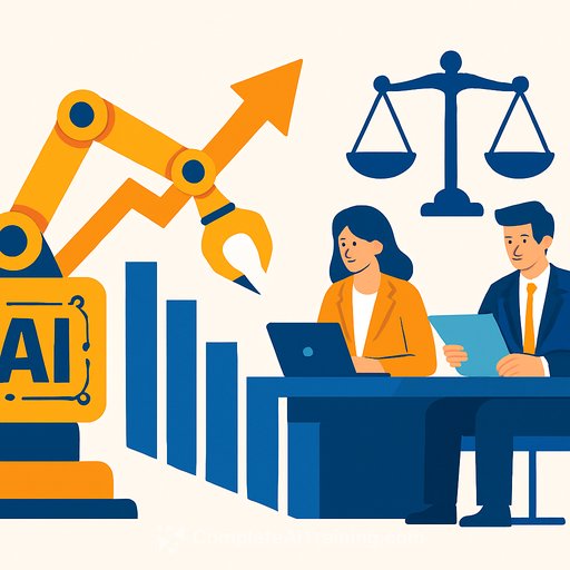 AI Cuts Law Firm Work by 13% as In-House Teams Boost Efficiency, Study Finds