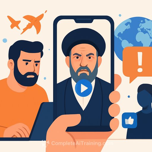 AI deepfakes flood social media as U.S.-Iran war escalates, exposing gaps in public media literacy