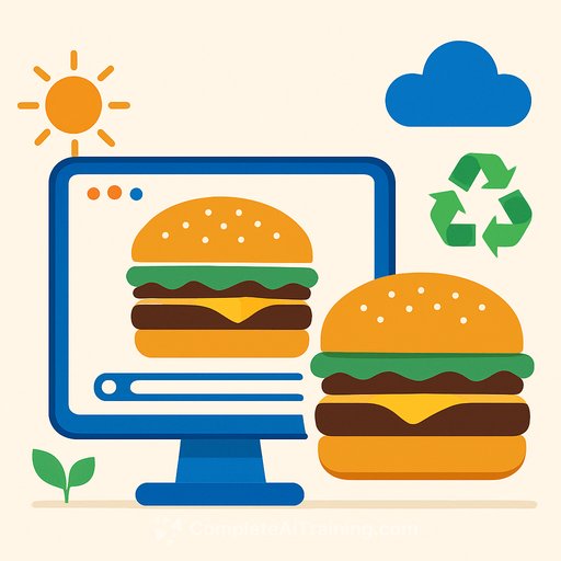 AI designs burgers that match Big Mac taste with lower environmental impact