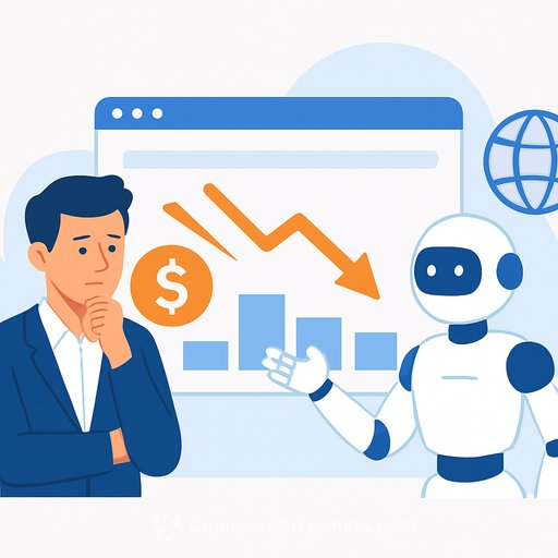 AI discovery reduces the value of web traffic metrics for marketers