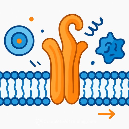 AI finds hidden GPCR-like protein that helps cells exchange material and manage stress