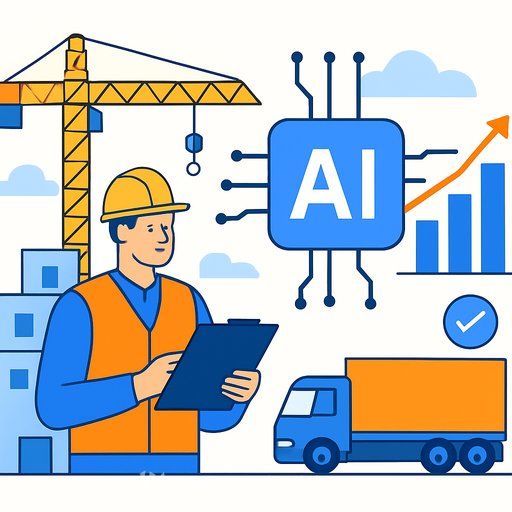 AI finds practical footing in construction and logistics as industries report measurable returns