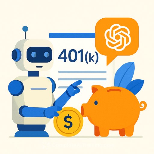 AI, Fix My 401(k): ChatGPT Sparked a Retirement Reset