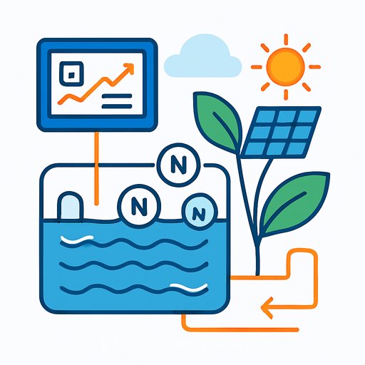 AI framework combines digital monitoring and green technology to improve wastewater nitrogen management