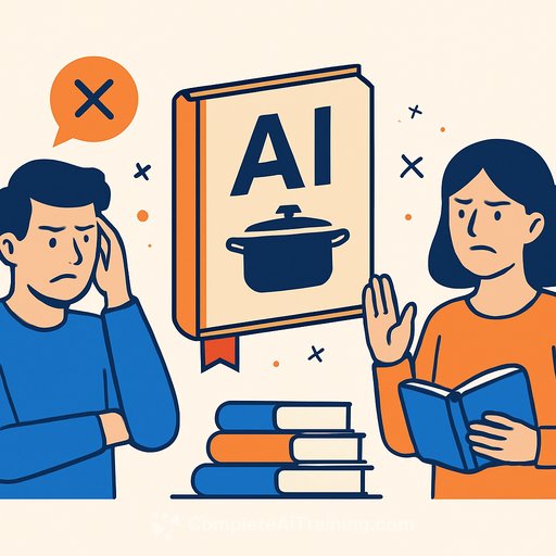 AI-generated cookbooks flood the market with errors as real authors push back