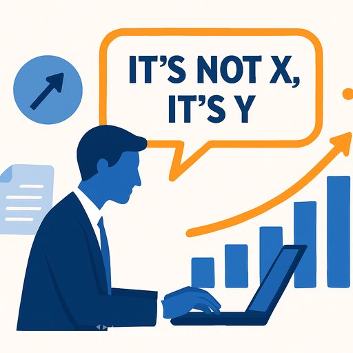 AI-generated phrase "it's not X, it's Y" surges fivefold in U.S. corporate documents