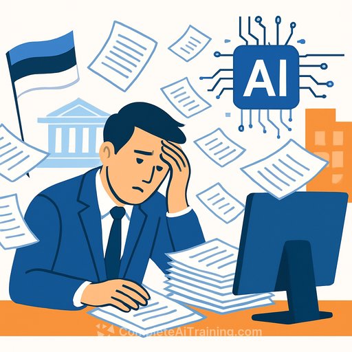 AI-generated submissions overwhelm Estonian courts and local governments with inaccurate references and inflated page counts