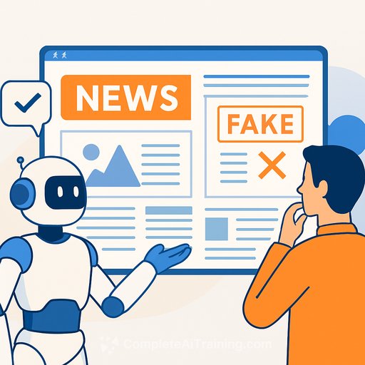 AI helps identify fake news but still requires human supervision