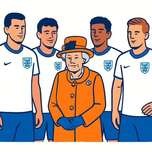 AI image of England footballers as Queen shows generative models rely on existing cultural icons