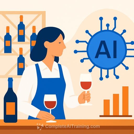 AI improves wine sales in hospitality but falls short of replacing human staff