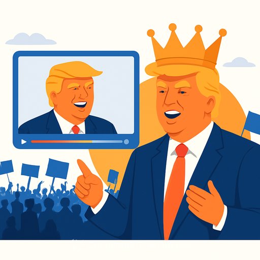 AI King Trump video mocks protesters as millions march nationwide