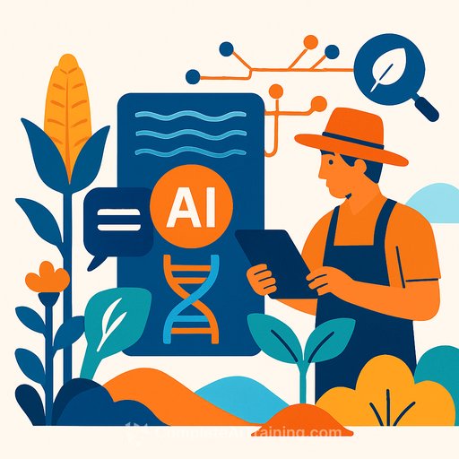 AI language models decode plant genomes, paving the way for smarter agriculture and biodiversity conservation