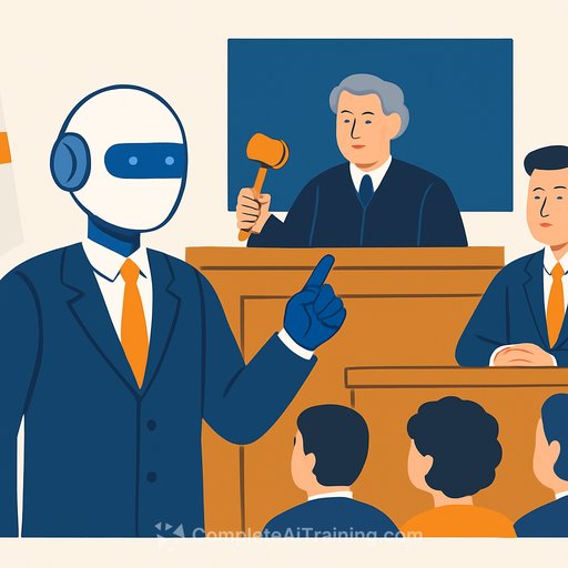 AI law firm wins case in English court in first trial with AI lawyer