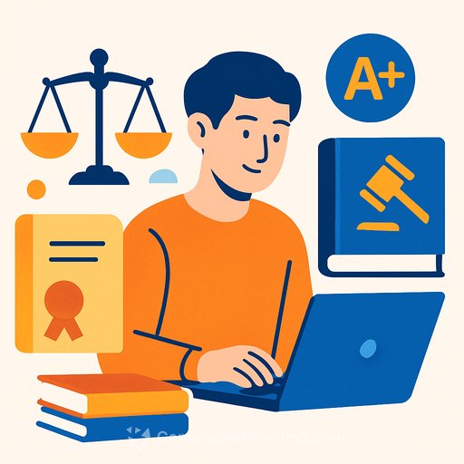 AI Law Student Earns Top Grades on Real Law School Finals, Study Shows