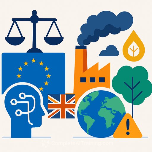 AI laws in the EU and UK fail to address the environmental costs of the technology