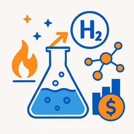 AI megalibrary discovers iridium-free water-splitting catalyst that cuts green hydrogen costs