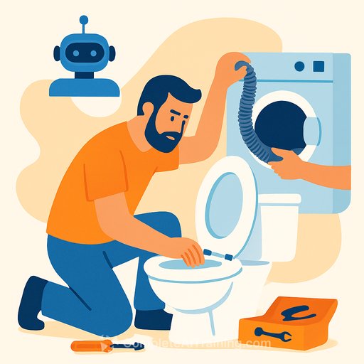 AI Might Steal Jobs, But Dads Still Wrestle Toilet Seats and Dryer Vents