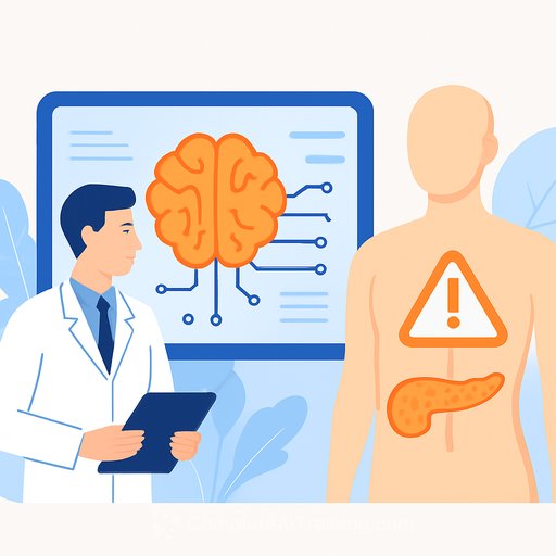 AI model predicts pancreatic cancer risk up to three years before diagnosis