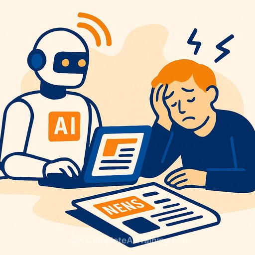 AI News Summaries Are Undermining Journalism’s Future