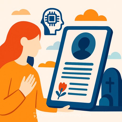 AI Obituaries Are Booming—But at What Cost to Grief?