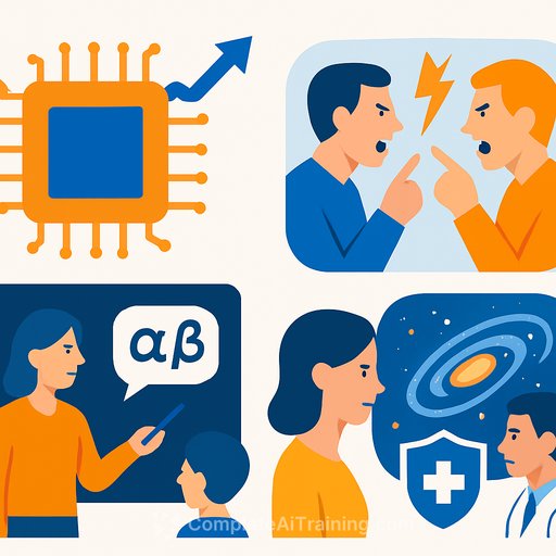 AI on Nov 22, 2025: Chips Soar, Regulators Clash, ChatGPT in Greek Schools, Patients vs Insurers, Milky Way Modeled