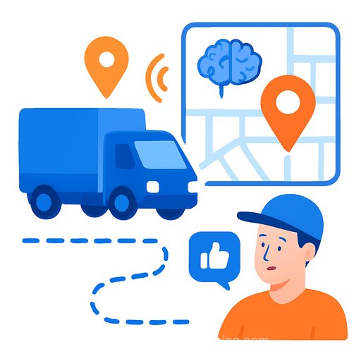 AI optimizes the last meter of delivery using geospatial intelligence and driver feedback