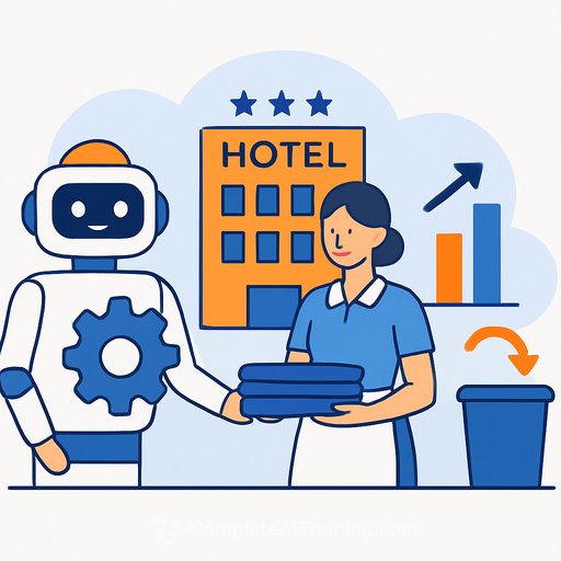 AI pays off in hotels: 15% RevPAR lift, 20% faster housekeeping, 50% less food waste