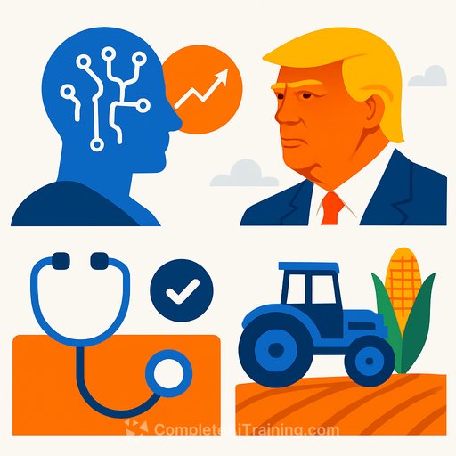 AI Promise, Trump Risk, and a Split Harvest for Healthcare and Farming