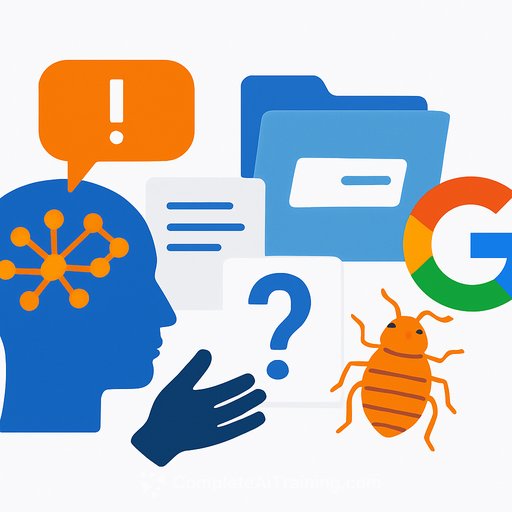 AI Psychosis Complaints, Missing FTC Files, and Google's Bedbug Problem