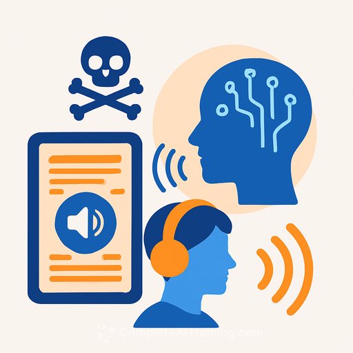AI reshapes audiobooks through voice cloning, piracy and growing accessibility use