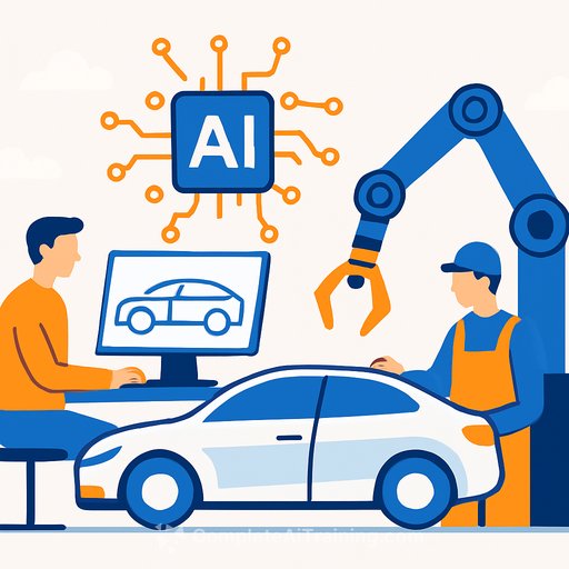 AI reshapes car design and factory work, automakers say
