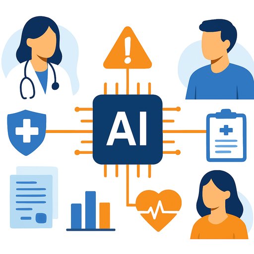 AI Restacks Healthcare: Risk, Coordination, and the End of Knowledge Scarcity