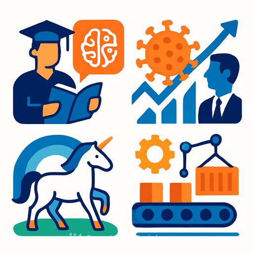 AI Rewrites College, Trump Tariffs Hit Lesotho, Unicorns Skip IPOs, Supply Chains Get Smarter
