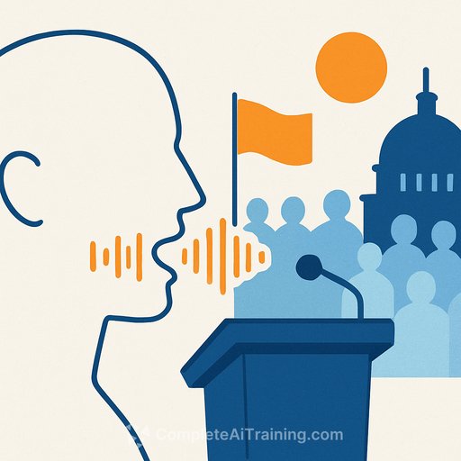 AI's empty voice fits a political moment already drained of meaning