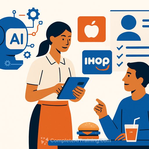 AI Serves Up Efficiency and Personalization at Applebee’s and IHOP