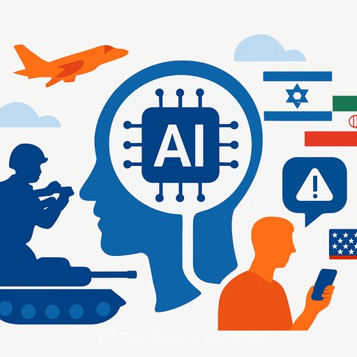 AI shapes both military operations and disinformation in the Israel-Iran-US war