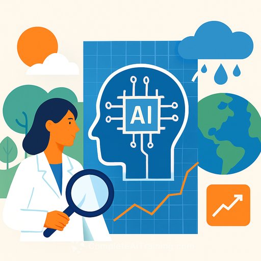 AI shifts environmental research from observation to prediction, review finds